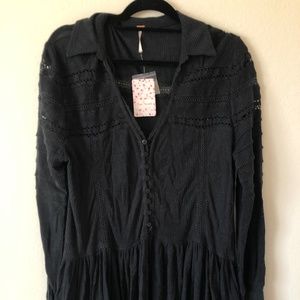 Free People Black Tunic